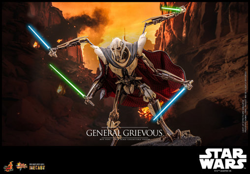 Star Wars: General Grievous - DieCast, 1/6 Figur von Hot Toys