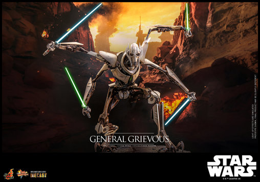 Star Wars: General Grievous - DieCast, 1/6 Figur von Hot Toys