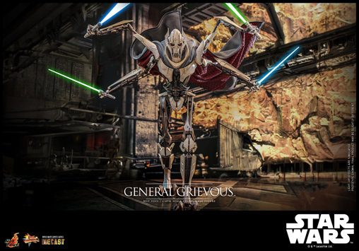 Star Wars: General Grievous - DieCast, 1/6 Figur von Hot Toys
