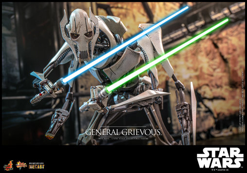 Star Wars: General Grievous - DieCast, 1/6 Figur von Hot Toys