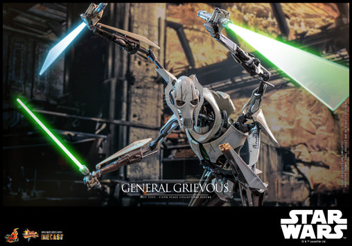 Star Wars: General Grievous - DieCast, 1/6 Figur von Hot Toys