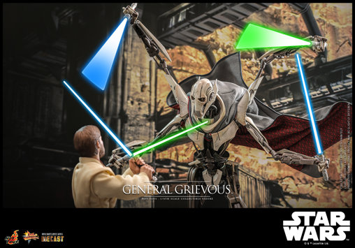 Star Wars: General Grievous - DieCast, 1/6 Figur von Hot Toys
