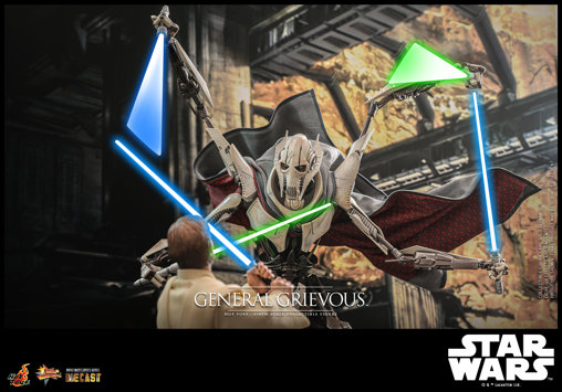 Star Wars: General Grievous - DieCast, 1/6 Figur von Hot Toys