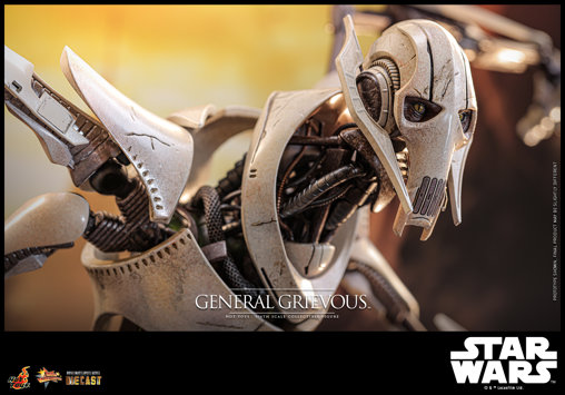 Star Wars: General Grievous - DieCast, 1/6 Figur von Hot Toys