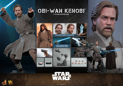 Star Wars - Obi-Wan Kenobi: Obi-Wan Kenobi, 1/6 Figur von Hot Toys