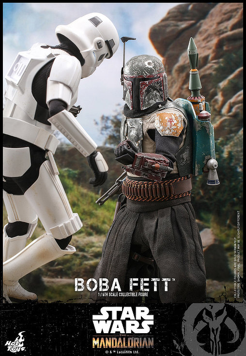 Star Wars - The Mandalorian: Boba Fett, 1/6 Figur von Hot Toys