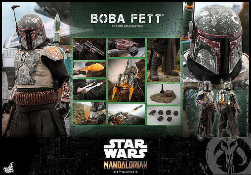 Star Wars - The Mandalorian: Boba Fett, 1/6 Figur von Hot Toys