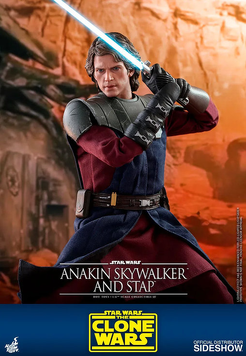Star Wars - The Clone Wars: Anakin Skywalker and STAP, 1/6 Figur von Hot Toys