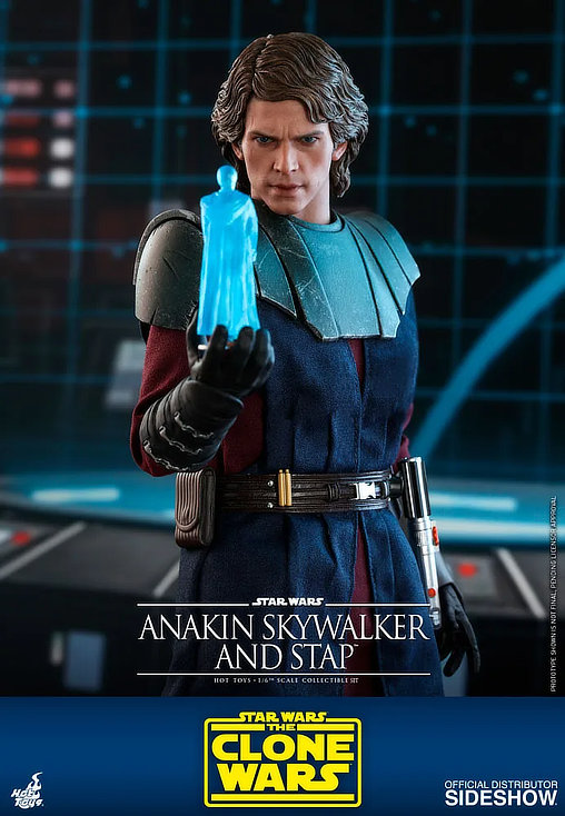 Star Wars - The Clone Wars: Anakin Skywalker and STAP, 1/6 Figur von Hot Toys