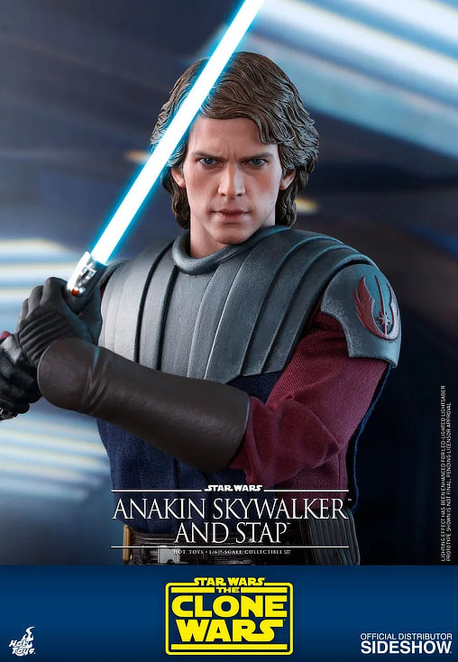 Star Wars - The Clone Wars: Anakin Skywalker and STAP, 1/6 Figur von Hot Toys