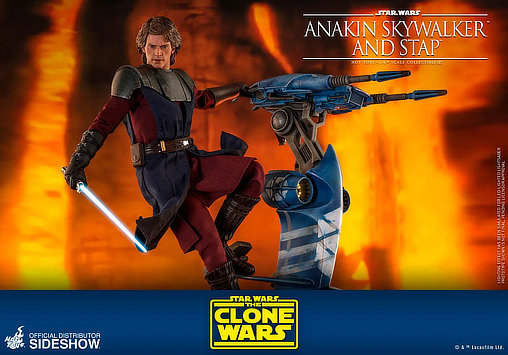 Star Wars - The Clone Wars: Anakin Skywalker and STAP, 1/6 Figur von Hot Toys