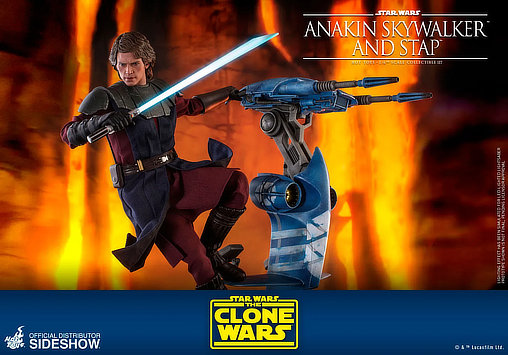 Star Wars - The Clone Wars: Anakin Skywalker and STAP, 1/6 Figur von Hot Toys