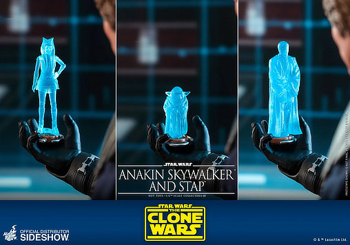 Star Wars - The Clone Wars: Anakin Skywalker and STAP, 1/6 Figur von Hot Toys