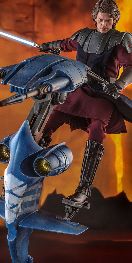 Star Wars - The Clone Wars: Anakin Skywalker and STAP, 1/6 Figur von Hot Toys