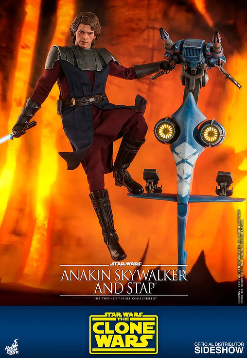 Star Wars - The Clone Wars: Anakin Skywalker and STAP, 1/6 Figur ... https://spaceart.de/produkte/sw088-star-wars-the-clone-wars-anakin-skywalker-and-stap-figur-hot-toys-tms020-906795-4895228605948-spaceart.php