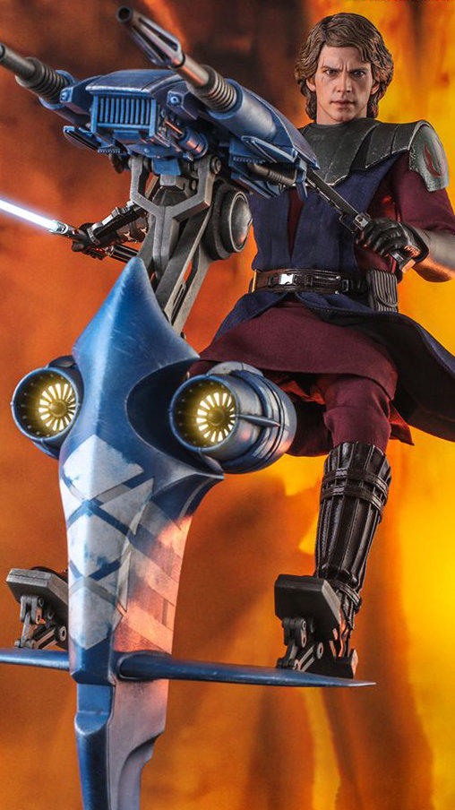 Star Wars - The Clone Wars: Anakin Skywalker and STAP, 1/6 Figur von Hot Toys