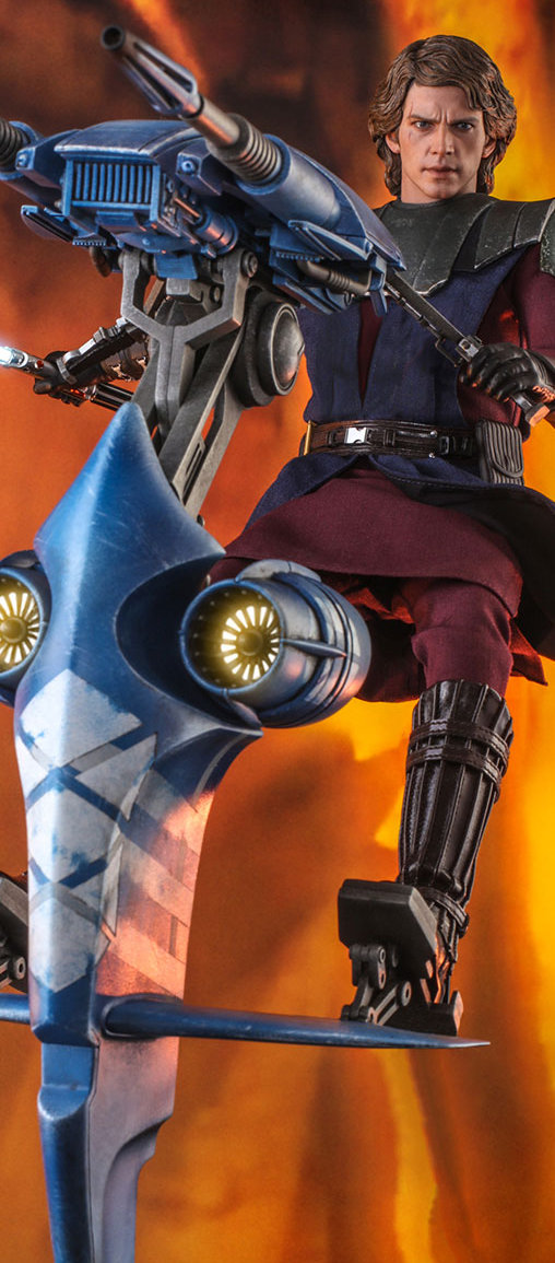 Star Wars - The Clone Wars: Anakin Skywalker and STAP, 1/6 Figur von Hot Toys