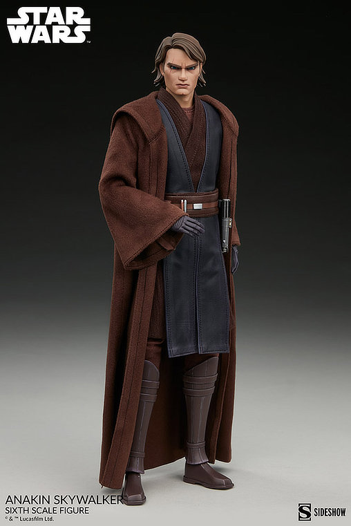 Star Wars - The Clone Wars Animated: Anakin Skywalker, 1/6 Figur von Sideshow