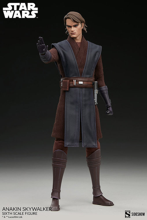 Star Wars - The Clone Wars Animated: Anakin Skywalker, 1/6 Figur von Sideshow