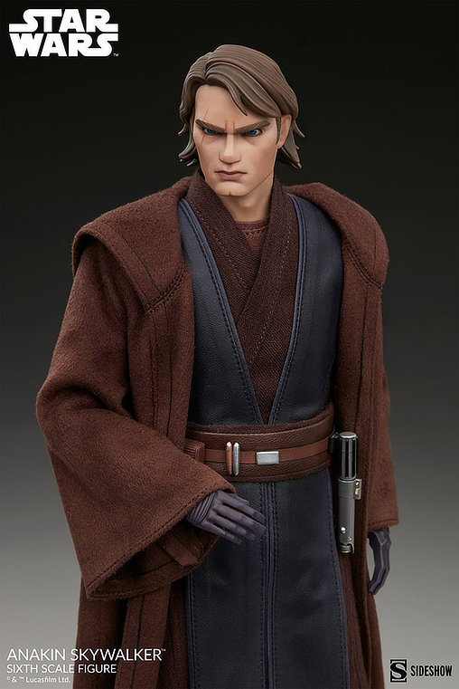 Star Wars - The Clone Wars Animated: Anakin Skywalker, 1/6 Figur von Sideshow