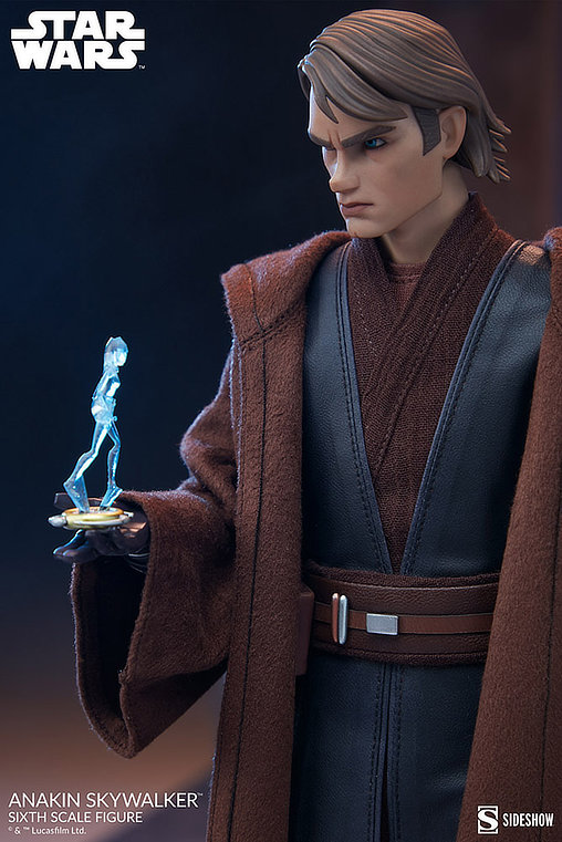 Star Wars - The Clone Wars Animated: Anakin Skywalker, 1/6 Figur von Sideshow
