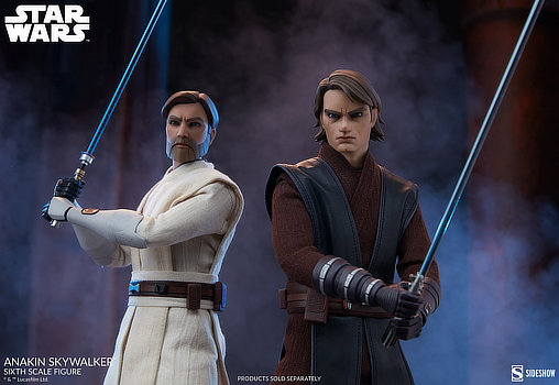 Star Wars - The Clone Wars Animated: Anakin Skywalker, 1/6 Figur von Sideshow
