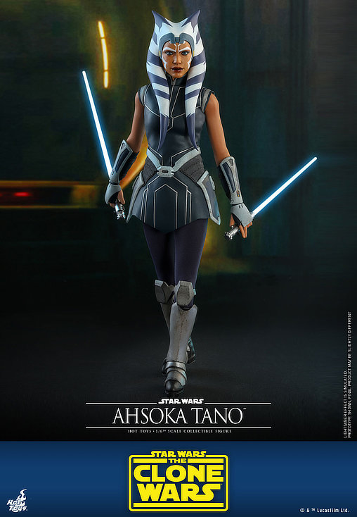 Star Wars - The Clone Wars: Ahsoka Tano, 1/6 Figur von Hot Toys