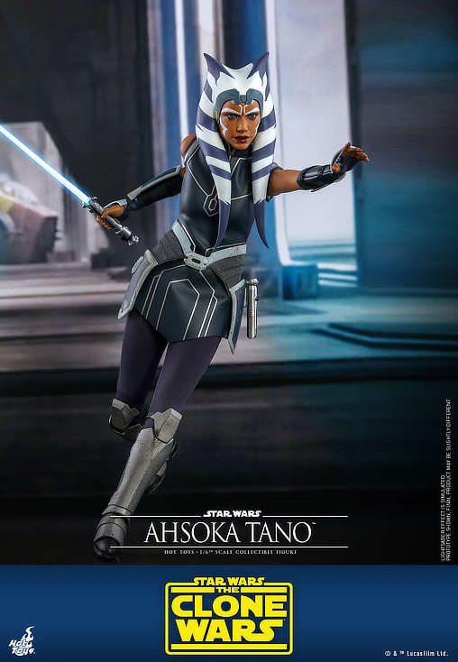 Star Wars - The Clone Wars: Ahsoka Tano, 1/6 Figur von Hot Toys