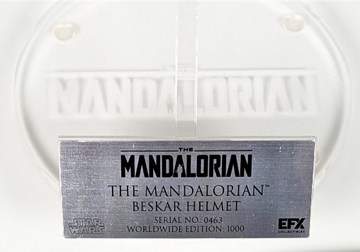 Star Wars - The Mandalorian: Mandalorian Bescar Helm - Seoson 2, Fertig-Modell von EFX Collectibles