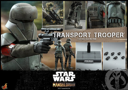 Star Wars - The Mandalorian: Transport Trooper, 1/6 Figur von Hot Toys