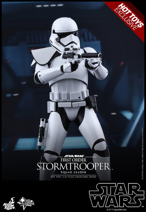 Star Wars - Episode VII - The Force Awakens: First Order Stormtrooper Squad Leader, 1/6 Figur von Hot Toys
