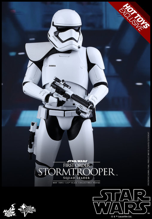 Star Wars - Episode VII - The Force Awakens: First Order Stormtrooper Squad Leader, 1/6 Figur von Hot Toys