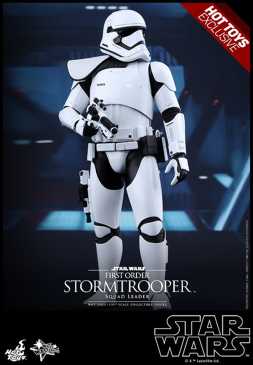 Star Wars - Episode VII - The Force Awakens: First Order Stormtrooper Squad Leader, 1/6 Figur von Hot Toys