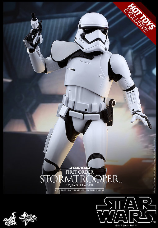 Star Wars - Episode VII - The Force Awakens: First Order Stormtrooper Squad Leader, 1/6 Figur von Hot Toys