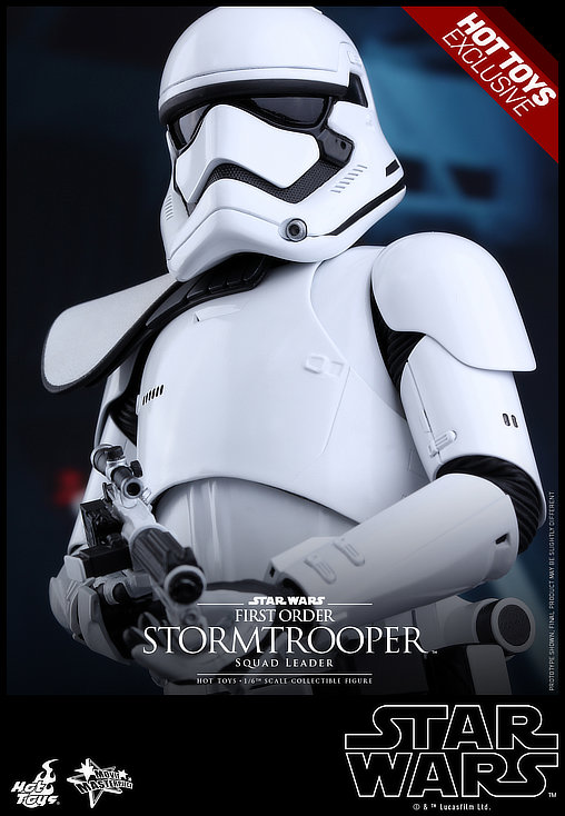 Star Wars - Episode VII - The Force Awakens: First Order Stormtrooper Squad Leader, 1/6 Figur von Hot Toys