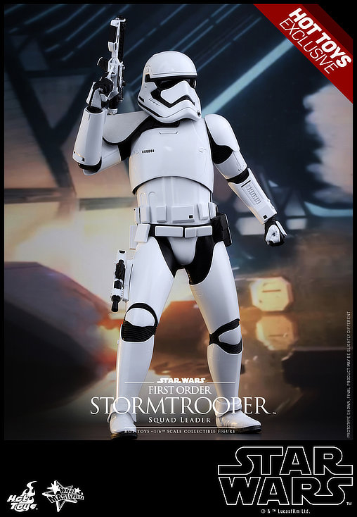 Star Wars - Episode VII - The Force Awakens: First Order Stormtrooper Squad Leader, 1/6 Figur von Hot Toys