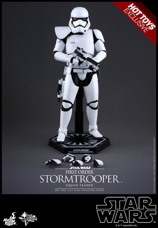 Star Wars - Episode VII - The Force Awakens: First Order Stormtrooper Squad Leader, 1/6 Figur von Hot Toys