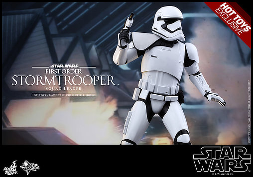 Star Wars - Episode VII - The Force Awakens: First Order Stormtrooper Squad Leader, 1/6 Figur von Hot Toys