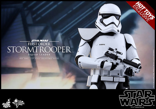 Star Wars - Episode VII - The Force Awakens: First Order Stormtrooper Squad Leader, 1/6 Figur von Hot Toys