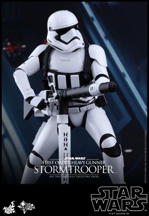 Star Wars - Episode VII - The Force Awakens: First Order Heavy Gunner Stormtrooper, 1/6 Figur von Hot Toys