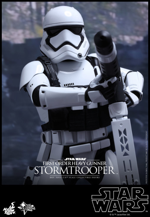 Star Wars - Episode VII - The Force Awakens: First Order Heavy Gunner Stormtrooper, 1/6 Figur von Hot Toys