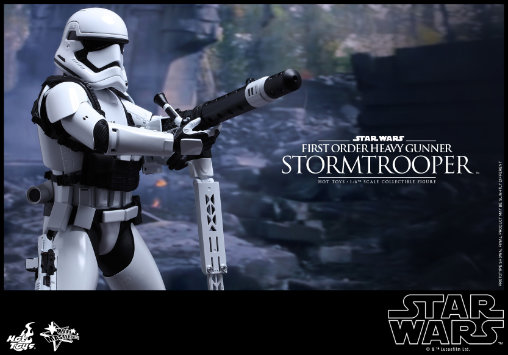 Star Wars - Episode VII - The Force Awakens: First Order Heavy Gunner Stormtrooper, 1/6 Figur von Hot Toys