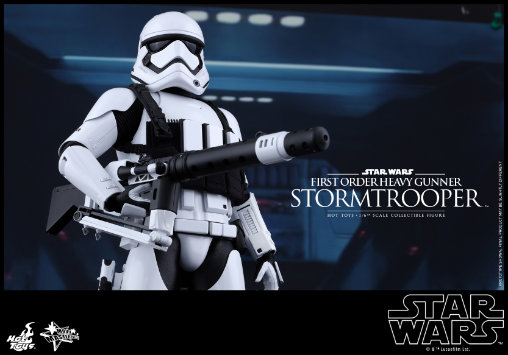 Star Wars - Episode VII - The Force Awakens: First Order Heavy Gunner Stormtrooper, 1/6 Figur von Hot Toys