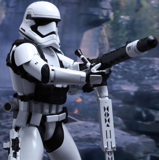 Star Wars - Episode VII - The Force Awakens: First Order Heavy Gunner Stormtrooper, 1/6 Figur von Hot Toys