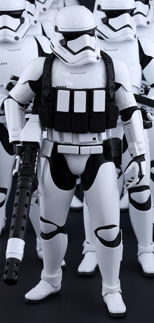 Star Wars - Episode VII - The Force Awakens: First Order Heavy Gunner Stormtrooper, 1/6 Figur von Hot Toys