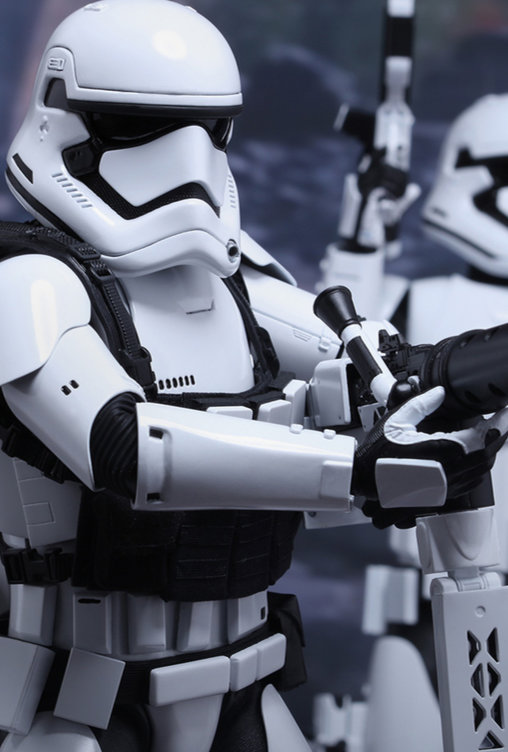 Star Wars - Episode VII - The Force Awakens: First Order Heavy Gunner Stormtrooper, 1/6 Figur von Hot Toys