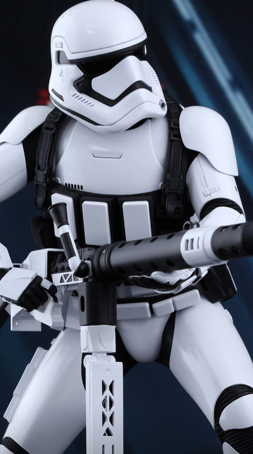 Star Wars - Episode VII - The Force Awakens: First Order Heavy Gunner Stormtrooper, 1/6 Figur von Hot Toys