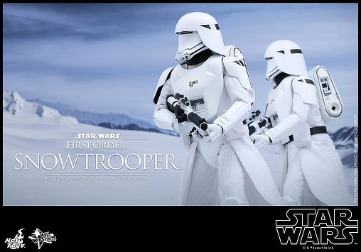 Star Wars - Episode VII - The Force Awakens: First Order Snowtrooper, 1/6 Figur von Hot Toys