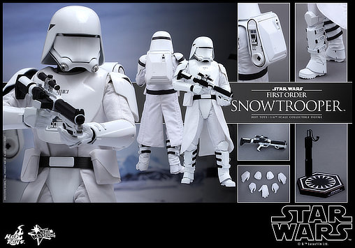 Star Wars - Episode VII - The Force Awakens: First Order Snowtrooper, 1/6 Figur von Hot Toys
