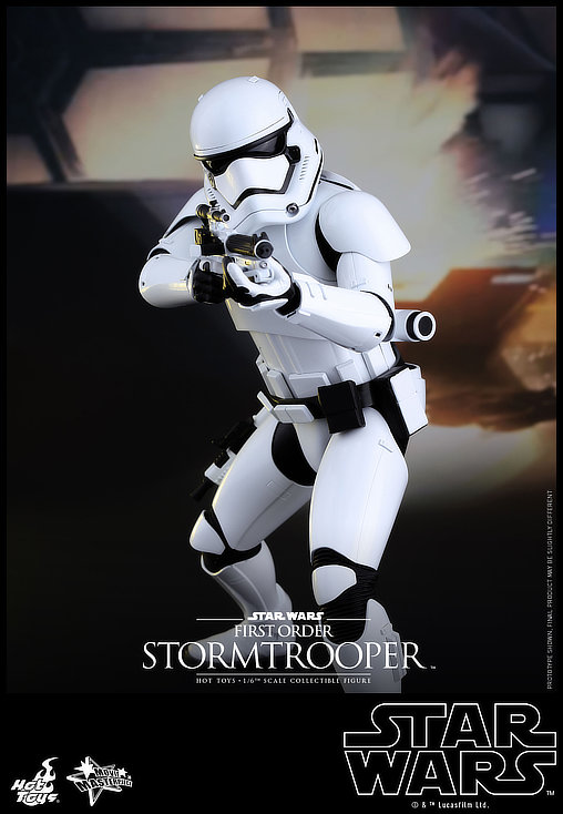 Star Wars - Episode VII - The Force Awakens: First Order Stormtrooper, 1/6 Figur von Hot Toys